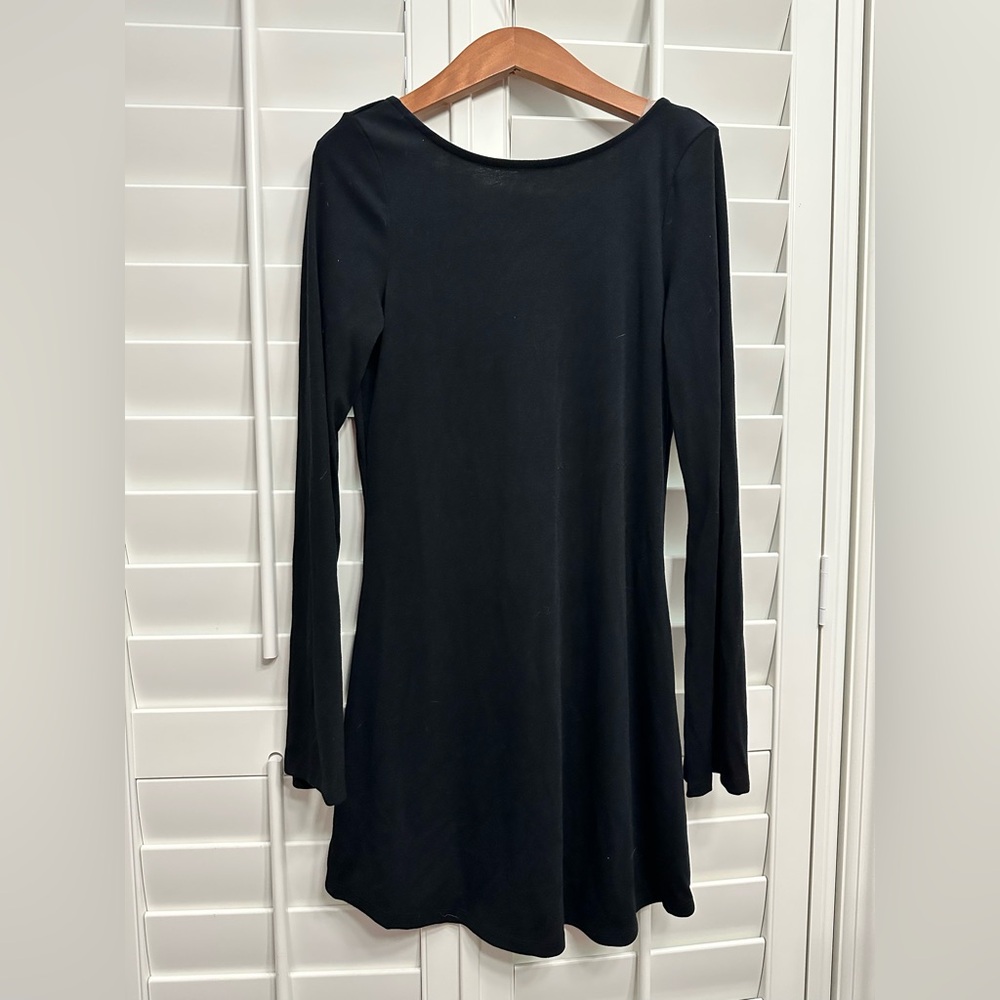 Classic Black Long Sleeve Dress